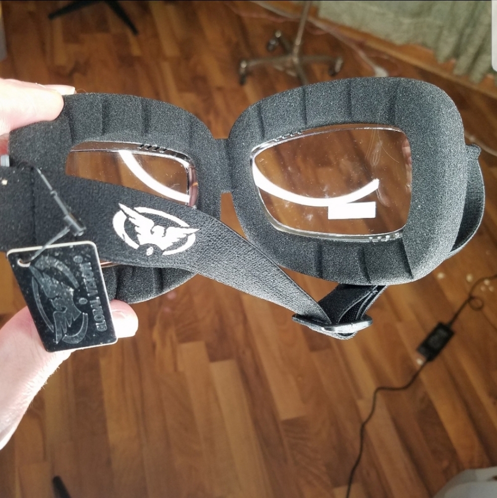 Large Women Aviator Motorcycle Goggles Foldable